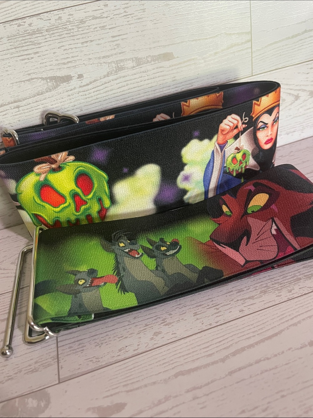 Buckle-Down Disney Villains Belts - Evil Queen and Scar
